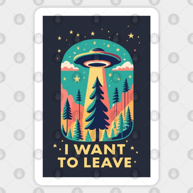 i want to leave Sticker by hunnydoll